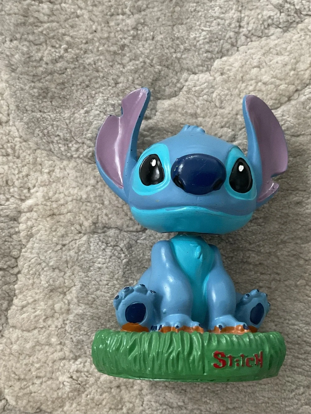Disney Stitch Blue Collectible Kids Toy Figurine bobble head